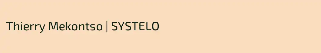 Thierry Mekontso | SYSTELO